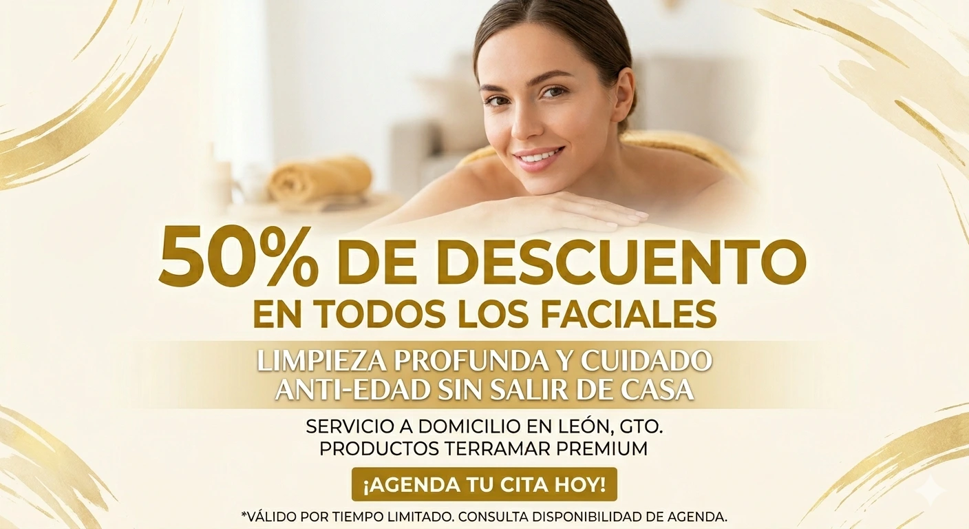 Cupón de Descuento Faciales León